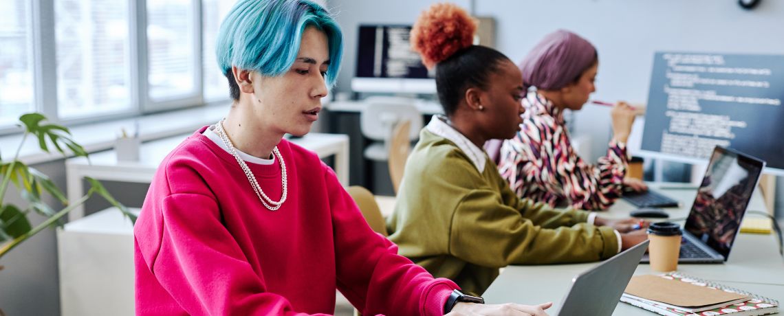 gen z workers in office