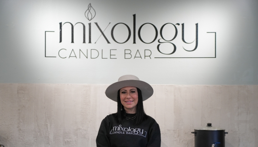 Mixology candle bar owner