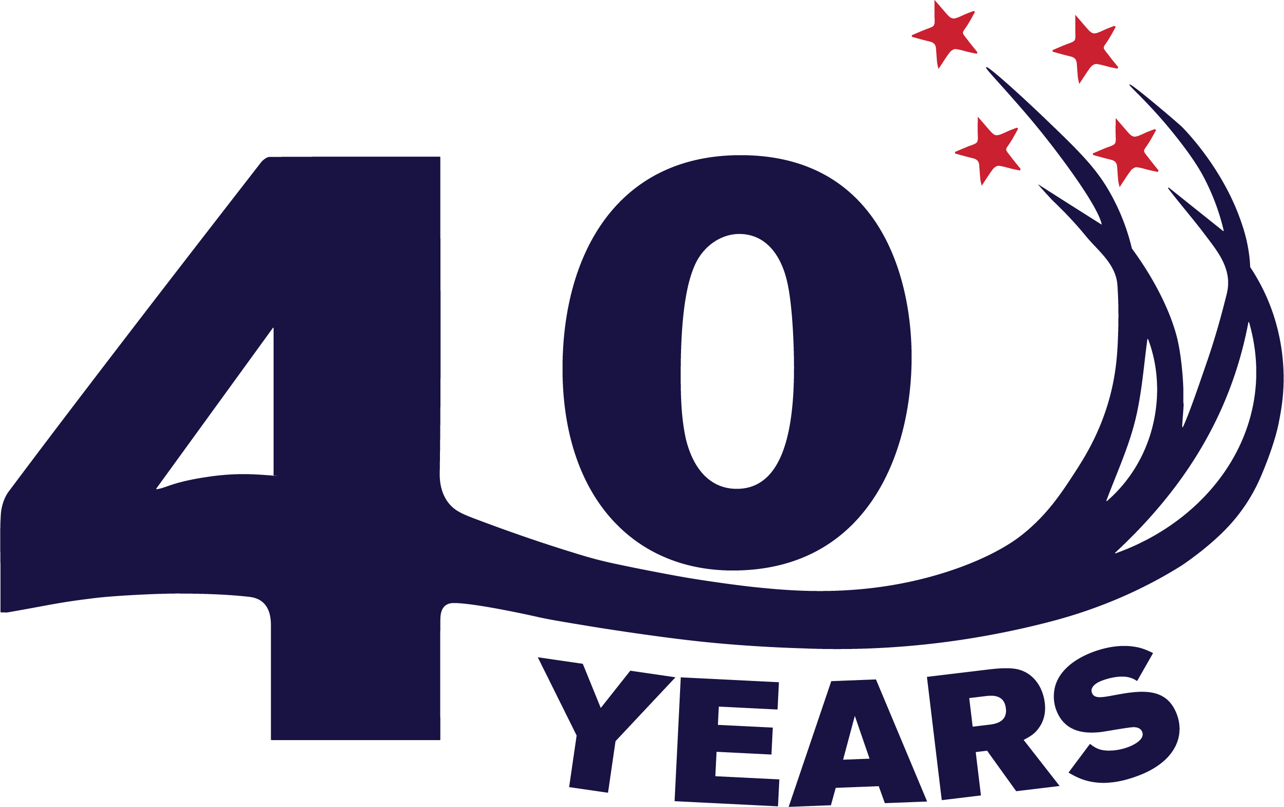 40th anniversary logo